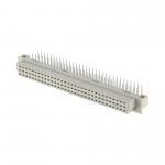 2.54mm DIN 41612 Connector 64 Pin Right Angle Female Pins Through Hole 3 Row Connector for sale