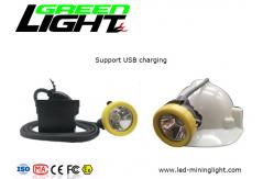 China Rechargeable 1.67W 6.6Ah 10000lux Mining Cap Lights GL5-D supplier