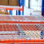 Safety Steel Perforated Waterfall Wire Mesh Decking For Pallet Racking for sale