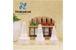 China Twist Long Nozzle Screw Plastic Spout Caps Squeeze Bottle Cap Tips supplier
