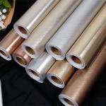PVC Reflective Metallic Peel And Stick Wallpaper Self Adhesive Bronze Wallpaper