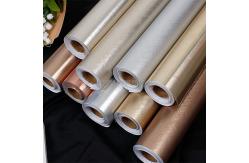China PVC Reflective Metallic Peel And Stick Wallpaper Self Adhesive Bronze Wallpaper supplier