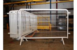 China Hot Dip Galvanized Temporary Mesh Fencing Crowd Control Barrier Barrier Stand supplier