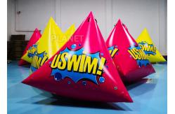 China Triangular Inflatable Marker Buoy With D Rings Customized Size supplier