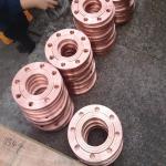 Yellow Transparent Coating Copper Nickel Flange with Excellent Durability for sale