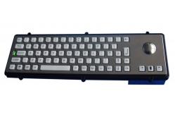China Blank transparent keys panel mount keyboard with mechnical optical laser trackball supplier