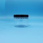 Clear Round Mouth Shape PET Plastic Jar For Black Tea Seed Toy Gift Candy Cooike for sale