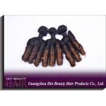 Ombre Funmi Curl Grade 6A Virgin Hair , 10 Inch - 18 Inch Long for sale