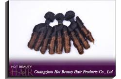 China Ombre Funmi Curl Grade 6A Virgin Hair , 10 Inch - 18 Inch Long supplier
