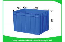 China 50L Plastic Stackable Storage Bins Space Saving , Recycle Plastic Stacking Boxes supplier