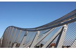 China Inox Architectural Flexible Cable Mesh Stainless Steel Wire Rope Balustrade supplier