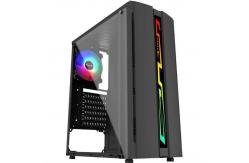 China Lighting Gaming Rgb Light CPU Cabinet PC Chassis Case 320 ATX/MATX Motherboard supplier