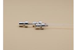China 13 / 400  Perfume Bottle Spray Pump , Perfume Crimp Pump With Aluminum Collar supplier