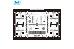China Mobile Phone Screen Camera Lens Test Chart Enhanced Iso 12233 2X 40x71.1cm supplier