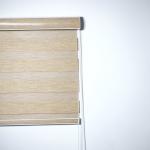 Dual Fabric Layers Zebra Office Curtains Horizontal Blinds for sale