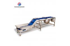 China Industrial Automatic Leafy Vegetable and Fruit Lifting Sorting Table Machine supplier