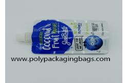 China Gravure Printing Self Contained Aluminum Foil Suction Nozzle Bag With Spout supplier
