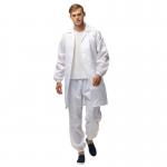 ESD Anti Static Cloth Waterproof Garment Zippers Dustproof For Cleanroom for sale