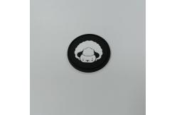 China 3D Washable Badge Silicone Rubber Labels Heat Transfer Customized supplier