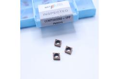 China High Hardness Fracture Resistance Cermet Cutting Tool CCMT060202-1PP PV2310 PVD Coated supplier