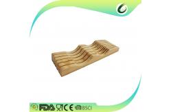 China wholesale kitchen knife set with bamboo knife block supplier