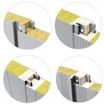 Fiber Glasswool Structural Sandwich Panels Sheets For Roof 75mm for sale