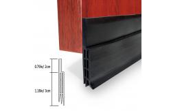 China Self Adhesive Noise Proof TPE Under Door Weather Seal Strip Bottom supplier