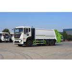 Cheaper Dongfeng Truck 6x4  12CBM Compactor Garbage Truck Belt Back  Hanging Barrel
