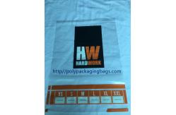 China Custom Printed  Transparent  Self Adhesive Plastic Bags For Clothing Packaging supplier