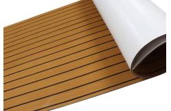 China Grooved Texture 240*120CM EVA Synthetic Teak Deck supplier