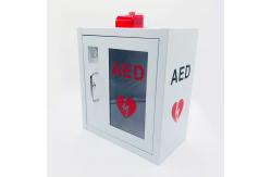 China Customizable AED Defibrillator Cabinets , Alarmed AED Wall Box 400x360x200mm supplier