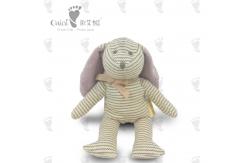China Striped Rabbit  Doll Plush Toy Presents Brown Bunny Stuffed Animal 21 X 15cm supplier