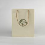 Custom Eco Packaging Solutions Skincare Beauty Paper Shopping Bag With Handle for sale