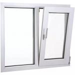 UPVC / PVC Double Glass Tilt And Turn Windows Double Glazed Inward Opening for sale