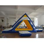 Trampoline Inflatable Water Sports , Floating Water Slide Combo For Kid for sale