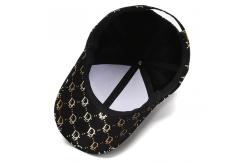 China Custom 6 Panels Pattern Sports Baseball Cap Curved Brim 100% Cotton Constructed supplier