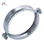 Standard Zinc Plated 90mm 50mm Iron Teeth Pipe Clamps for sale