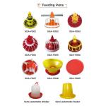 Plastic Round Poultry Feeder Tray Farming Chicken Tray Feeder for sale