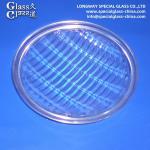 Casting Borosilicate Glass Light Cover For Outdoor Light Lamp for sale