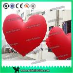 Valentine's Day Decoration Red Inflatable Heart With LED Light For Club Hanging Decoration for sale