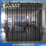 Outdoor 1200W LED Flexible Display Video Curtain Multipurpose for sale