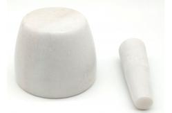China Home Kitchen Marble Stone Mortar And Pestle Set Spice Herb Grinding Bowl supplier
