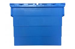 China 225kgs Plastic Attached Lid Containers Turnover Storage Box supplier
