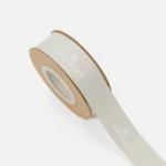 Custom Embossed Ribbon for Craft Packaging Sustainable Polyester Glitter Satin Grosgrain