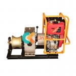 Rotational Speed Diesel Cable Drum Winch Machine With Detachable Drum for sale
