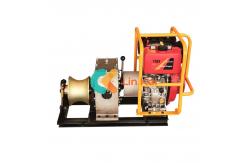 China Rotational Speed Diesel Cable Drum Winch Machine With Detachable Drum supplier