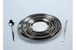 China SS304 Chafing Round Dinner Plates supplier