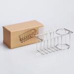 Adhesive Sponge Holder Brush Holder Kitchen Sink Organization Basket