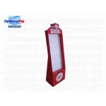 Peg Hook Cardboard Retail Floor Displays Visual Merchandising For Christmas Gift Cards for sale
