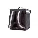Polyester Pizza Insulated Lunch Bag Reusable With Reflective Stripe for sale